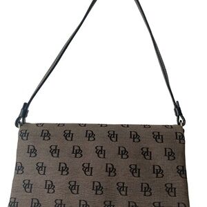 Dooney & Bourke Black and Brown Mini Bag